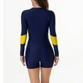 thumbnail image 5 of LOPECY-Sta Women's One Piece Swimsuit Boyleg Bottom Surfing Swimsuit Long Sleeve Rash Guard Upf 50+ Bathing Suit Swimwear 2026, 5 of 5