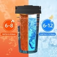 thumbnail image 5 of Lsque Palm Trees Pattern Travel Coffee Mug 16oz: Insulated Coffee Cup with Leakproof Lid, Coffee Tumbler, Reusable Coffee Cups with Seal Lid, 5 of 8