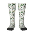 thumbnail image 2 of Lsque Lilies Flowers Printed Crew Socks Men's Women's LightWeight Thin Casual Calf Socks ,Knee High Socks,Cotton Socks, 2 of 9