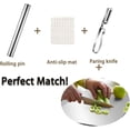 thumbnail image 7 of Stainless Steel Double Sided Chopping Board, Pure Titanium Cutting Boards, Double-Sided Kitchen Chopping Board Easy to Clean Durable, Dishwasher Safe, 7 of 7