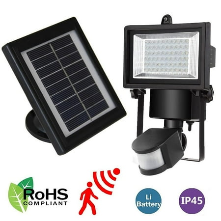 Solar Powered Security Light With Motion Sensor 80 Led Waterproof Solar Powered Security Light With Motion Sensor 80 Led Waterproof Flood