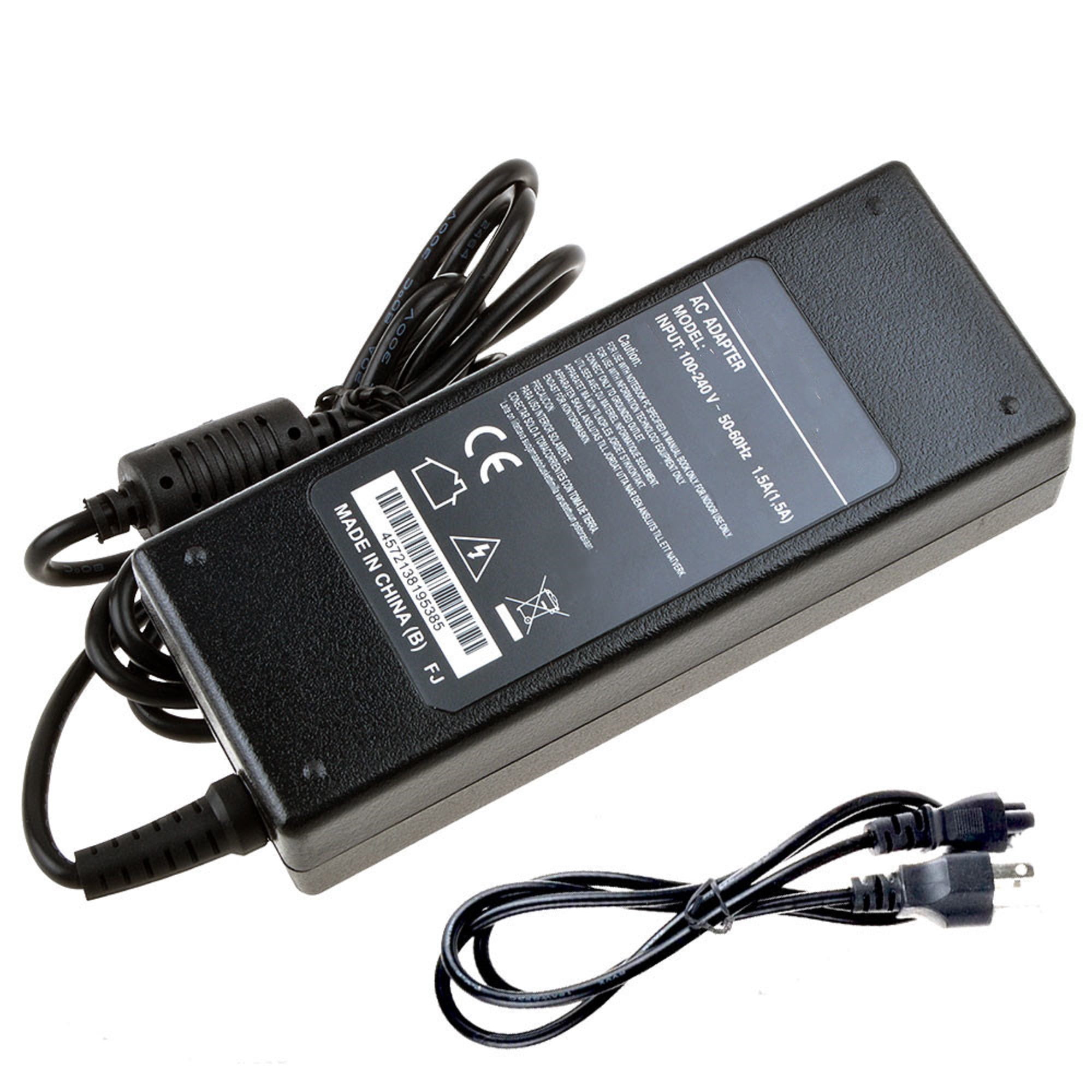 K-MAINS 6A Switching Power Supply Charger 15V6A 5.5*2.5/2.1mm 90W AC DC Adapter - Walmart.com