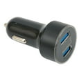 thumbnail image 4 of 3.1A Dual Ports USB Car Charger Digital LED Voltmeter Black, 4 of 7