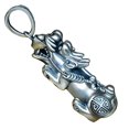 thumbnail image 2 of Colgante de plata tailandesa con adornos para hombres valientes y dominantes con personalidad retro, 2 of 5
