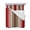 Red, variant on Quilts King Size Bedding Set, Aqua Teal Lightweight Quilted Comforter, Farmhouse Wood Grain Vintage Brown Striped Soft Reversible Bedspread Coverlet with Pillow Covers for All Season, 96" x 106"