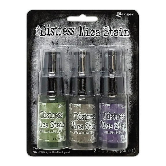 Ranger Tim Holtz-Distress-Mica Stain Set 2, Various, 3 x 1 fl oz
