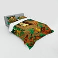thumbnail image 3 of Ambesonne Colorful Bedding Set 3 Pcs, Nanny Grandma Sage Owl, Twin XL, Multicolor, 3 of 3