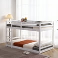 thumbnail image 6 of GZXS Twin Size Bunk Bed, Detachable Wood Bunk Bed, Can be Divided into 2 Beds, White, 6 of 8