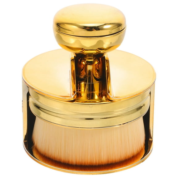 Homoyoyo Vinyl Cleaner Record Player Cleaning Brush Golden ABS 1Pack for Users of Vinyl Records