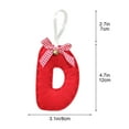 thumbnail image 3 of Christmas decor Xmas Gifts 26 Letters Personalized Christmas Tree Pendant DIY Hanging Ornaments, 3 of 5