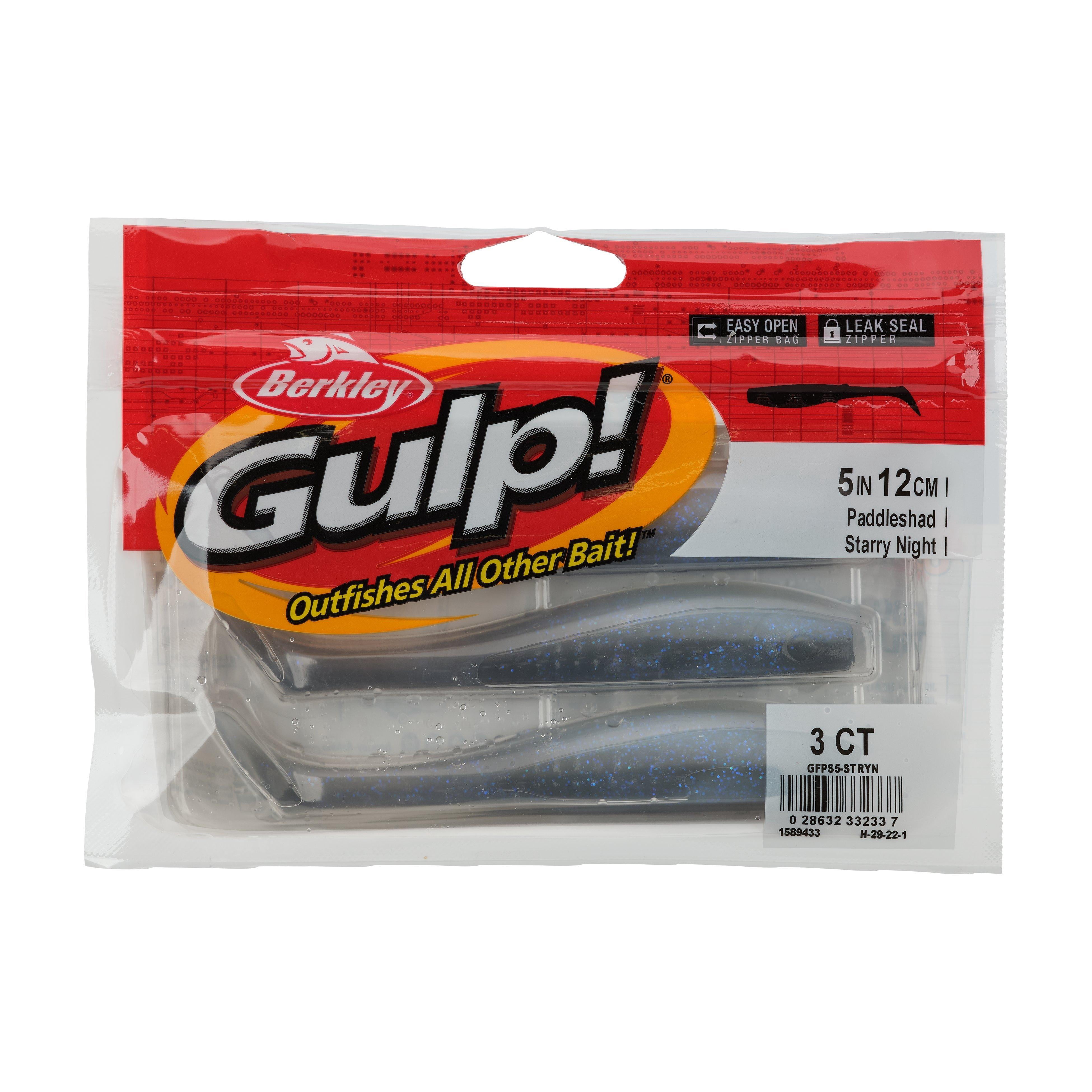 Berkley Gulp!® Paddleshad Fishing Bait, 13 cm, Starry Night