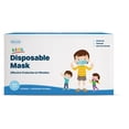 thumbnail image 4 of Kids Disposable Face Mask, 3-Ply with Ear Loop (50 Individually Wrapped) - Blue, 4 of 11