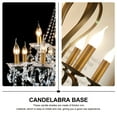 thumbnail image 2 of 2 Pcs Cache de Base de Lustre Support de Lampe de Lustre Manchon de Base de Lampe en Tube, 2 of 9