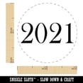 thumbnail image 2 of 2021 Old Timey Font Self-Inking Rubber Stamp Ink Stamper - Red Ink - Mini 1/2 Inch, 2 of 7