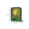 thumbnail image 4 of Advancent Ventilador de nebulización Ventiladores de aire electrónicos portátiles 3.7V Humidificador de enfriamiento hidratante Personal Mister Office Humidificadores Verde Advancent HA061513-04B, 4 of 6