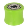 thumbnail image 1 of Unique Bargains Tendeur de Chaîne 8mm Rouleau de Poulie Type Concave pour Vélo Porte Coulissante Vert, 1 of 6