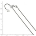 thumbnail image 2 of 1.6mm Sterling Silver Adjustable Spiga Chain Necklace - 5.9 Grams - 22 Inch, 2 of 2