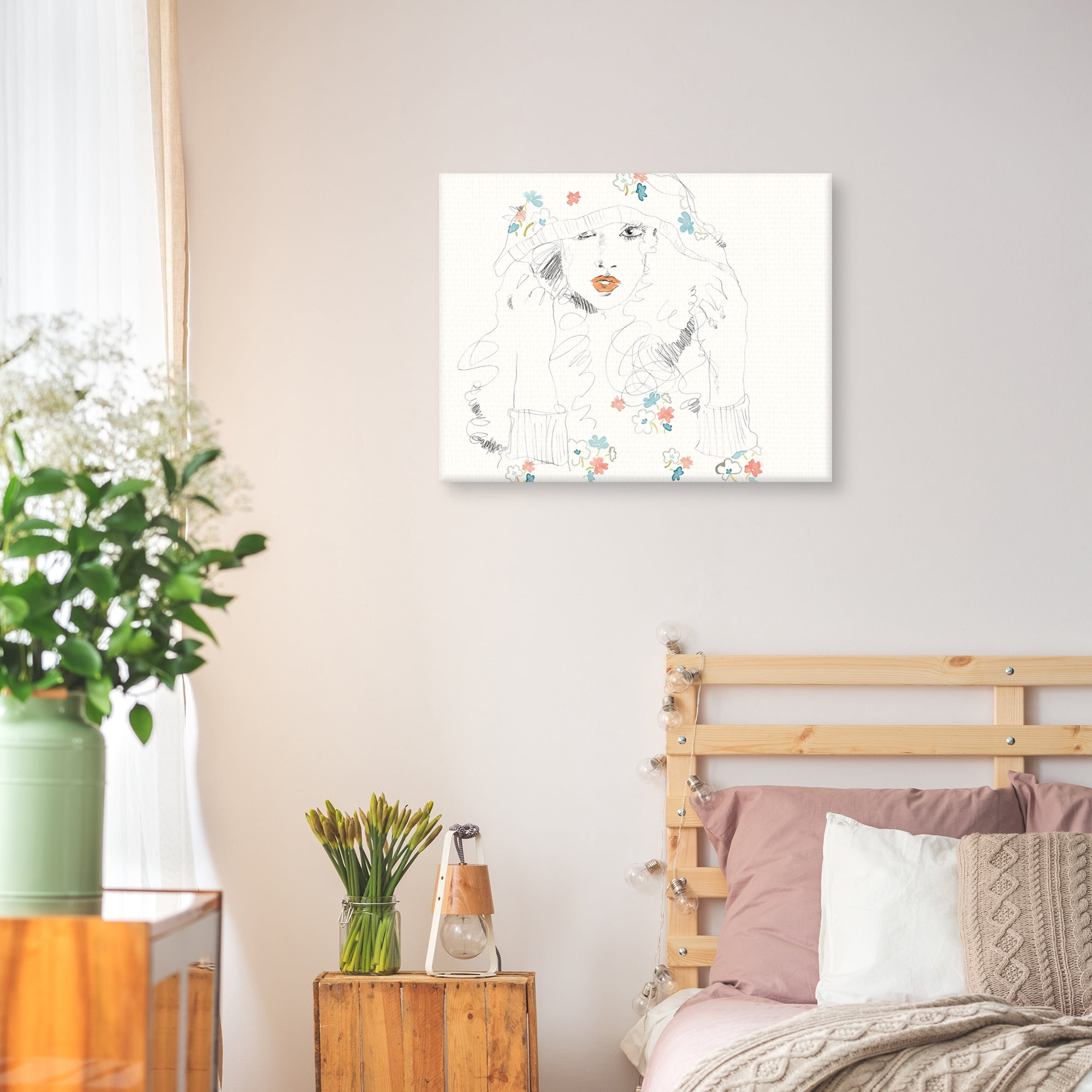The Girl Style by Aurora Bell Canvas Art Print