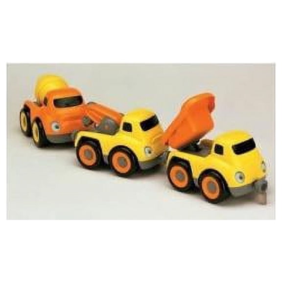 Small World Toys Construction Truck Tailgate Trio - Set of 3