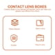 thumbnail image 4 of EeaseMX 1 juego de 4 cajas para lentes de contacto, estuches portátiles para el cuidado de lentes., 4 of 7