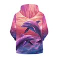 thumbnail image 2 of chaqlin Dolphin Hoodies for Girls 6-7 Trendy Y2K Zip Up Hoodie Sweatshirt Casual Long Sleeve Hooded Jackets Kids Sweater Top with Kangaroo Pocket Fall/Winter Fashion Clothing, 2 of 7