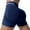 Navy, variant on Tosmy Running Shorts For Women High Waist Workout Yoga Gym Seamless Cycling Shorts Womens Athletic Outfits Clothes Active Shorts