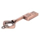 thumbnail image 2 of Memoria USB 2.0 Bling Bling de metal portátil forma de corazón retro 128 GB, 2 of 12