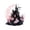 B, variant on Orangide Halloween Black Witch 2D Acrylic Decor,Gothic Tabletop Centerpiece for Spooky Living Room Home Decoration,Halloween Spooky Gifts