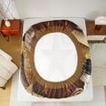 thumbnail image 5 of Manfei Western Cowboy Full Size Sheets 4-Piece, Vintage Boots Hat Bed Sheets, Brown Rustic Farmhouse Sheet Sets, Ultra Soft Home Decor, 5 of 7
