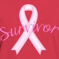 thumbnail image 3 of CafePress - Breast Cancer Awareness Survivor T Shirt - Women's Traditional Fit Dark T-Shirt, 3 of 4