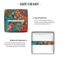 thumbnail image 5 of Kdxio Mandala Colorful Print Tissue Box Cover,Square Decorative PU Leather Facial Paper Case Organizer Holder Dispenser for Bathroom,Night Stands,Desk,Car 5.2''X5.2''X5.2'', 5 of 8