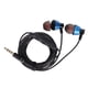 thumbnail image 1 of Auricular Con Cable, Micrófono Incorporado Auriculares Con Cable De Calidad De Sonido Puro Para Teléfono Inteligente Para PC Ccdes Cable trenzado azul negro de 3,5 mm, 1 of 8
