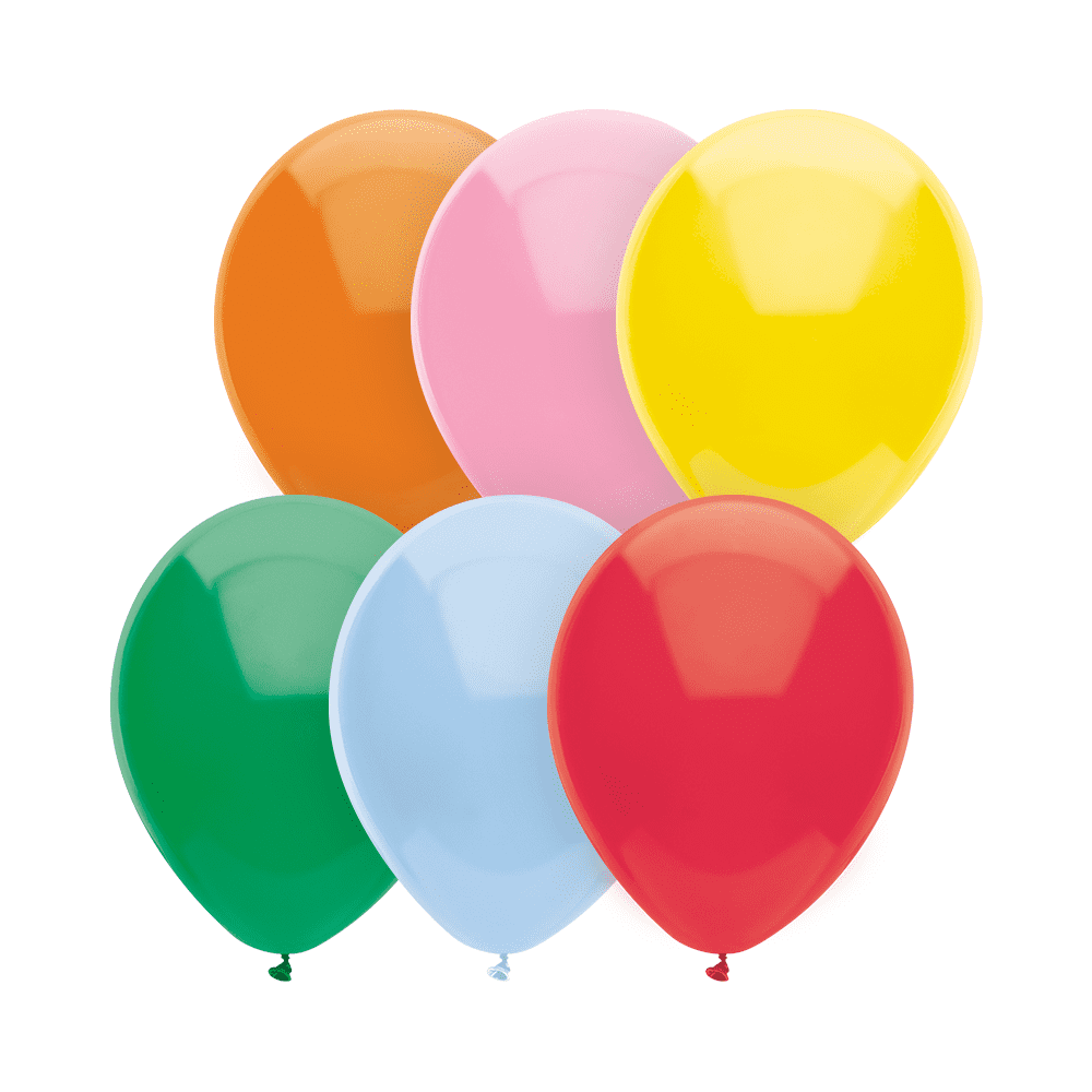 Party Decorations 15 x 12" Latex Balloons ALL COLOURS 