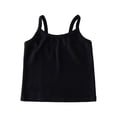 thumbnail image 6 of Ketyyh-chn99 Toddler Girls Tops Toddler Girl Shirts Girls Sleeveless Tank Top Comfortable Breathable Stylish Solid Color Top Size for 12-13 Years,Black, 6 of 7