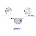 Mainstays Large Universal Mesh Drain Strainer 43/8" Stainless Steel