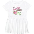 thumbnail image 3 of Inktastic It's Sweet Being One Watermelon First Birthday Girls Baby Dress, 3 of 5
