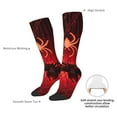 thumbnail image 4 of Rateoe Black Spider Web With Spiders Pattern Women’s Knee High Crew Socks,Trouser Socks Comfortable, Breathable, Moisture-Wicking and Soft, 4 of 6