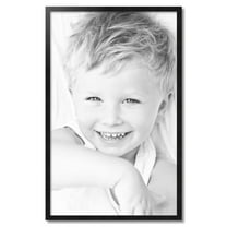 ArtToFrames 25" x 40" Black Picture Frame, 25x40 inch Black Wood Poster Frame (WOM-5139)