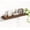 Brown, variant on 36 Inch Black Floating Shelves for Wall,10 Deep Wood Shelves with Invisible Brackets,Wall Mounted Storage & Display Shelves for Bedroom,Living Room,Kitchen,Office