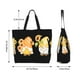 thumbnail image 5 of Fotbe Sunflower Gnomes 5 Bolsa Tote Estética de Lona con Estampado para Mujer - Bolsa Reutilizable de Hombro Casual para Vacaciones, Compras, Trabajo y Gimnasio, 5 of 8