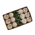 thumbnail image 1 of Adornos navideños de terciopelo color crema Naiovety 15 piezas para árbol de Navidad, 1 of 1