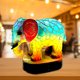 thumbnail image 1 of Ganfancp Metal Plano Decoración de Mesa y Decoración Del Hogar Animales Lámpara de Mesa Serie Ofertas Del Día Sólo En Línea Lámpara de Mesa Animal*1, 1 of 7