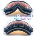 thumbnail image 4 of Snowboard Goggles OTG, Skiing Goggles Anti-Fog (with Frame/Frameless), 4 of 7