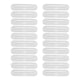 thumbnail image 2 of Caja De Cucharas Para Bebés, Esquinas Redondeadas A Prueba De Polvo Estuche De Vajilla Para Bebés 20 Piezas Para Utensilios Para Niños Pequeños Para Niños ZAQW Transparente, 2 of 8