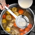 thumbnail image 2 of Hvanam Sieve Fine Mesh Strainer Set Stainless Steel Metal Flat Cooking Skimmer Ladle Colander With Handle Food Strainer Kitchen Tools For Kitchen Baking Oil Filter Flour Sifter Foam,L M Small 3Pack, 2 of 8