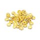 thumbnail image 1 of Perlas separadoras de 8 mm, 100 piezas de separadores de perlas de cristal redondas a granel para hacer joyas, dorado, 1 of 5