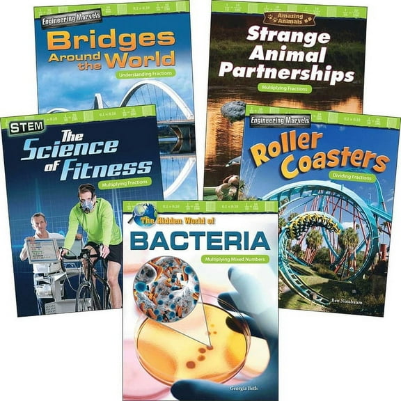 Mathematics in the Real World: Multiplying & Dividing Fractions: Grades 4-5 (5-Book Set) (Other)