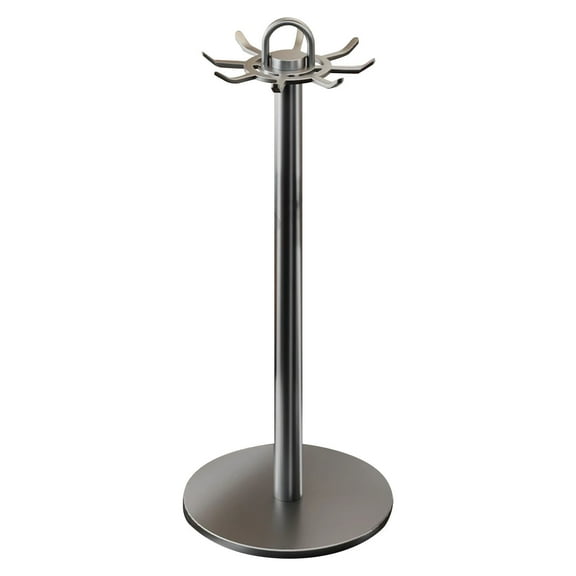 Kitchen Countertop Utensil Holder, Stainless Steel Rotatable Cooking Utensils Holder with 8 Rotating Hooks, Hanging Organizer for Spoon, Spatula