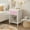 White+Pink + MDF, variant on 26.77" H Wooden Nightstand with Drawer & Shelf, Pink Bedside Table with Golden Handle for Kids & Adults