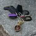 thumbnail image 2 of Double Pulley Sailing Rope Keychain Wooden Pully Block Tackle Hoist Nautical Car Truck Boat Key Ring, 2 of 4